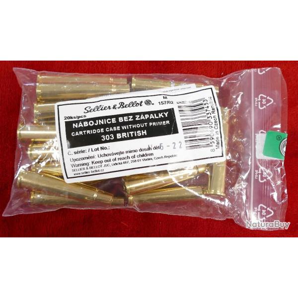 ETUIS SELLIER BELLOT CAL 303 BRITISH X20