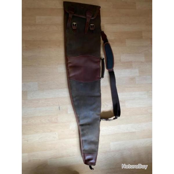Fourreaux Le Baron carabine + lunettes en cuir