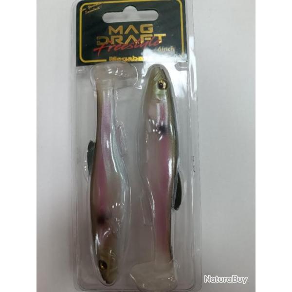 !!! Leurre  MEGABASS " MAG DRAFT FREESTYLE "6 inch Coloris : MB GIZZARD