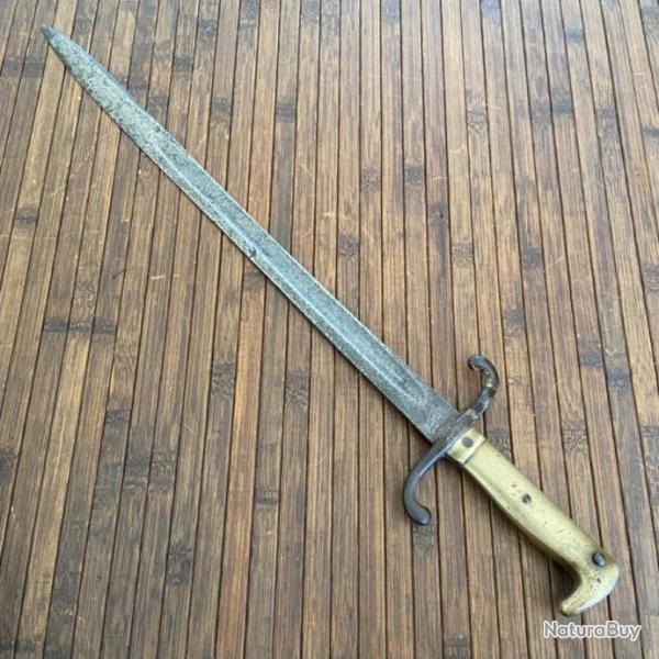 INT�RESSANTE BA�ONETTE ALLEMANDE MOD�LE 1871 COULAU & CIE KLIGENTHAL WW1