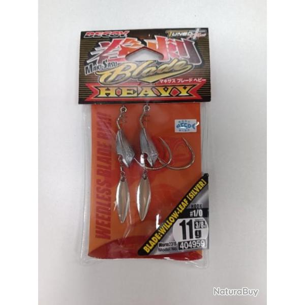 !!! T�te plomb�es DECOY BLADE HEAVY 11 grs / H  1/0 !!!