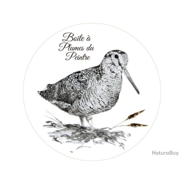 Boite � plumes du peintre en m�tal # PP45