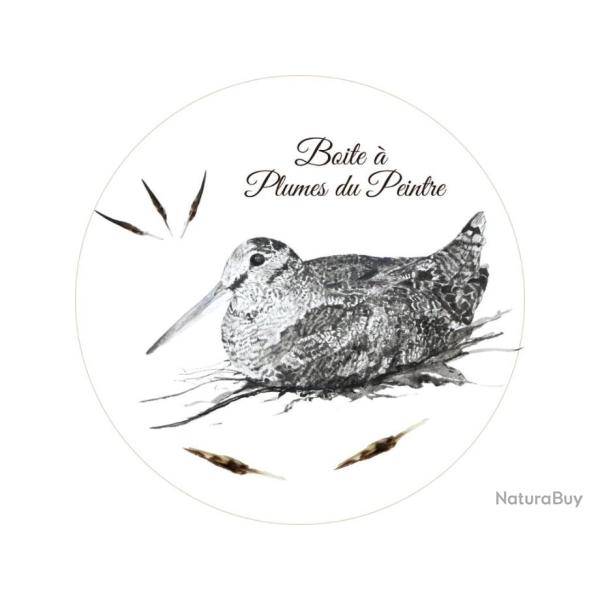 Boite � plumes du peintre en m�tal # PP46