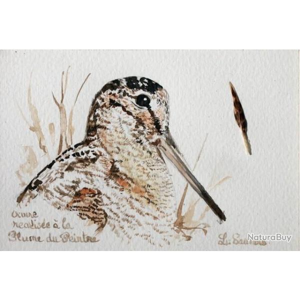 DESSIN � la PLUME DU PEINTRE : OEUVRE ORIGINALE encadr�e  #27