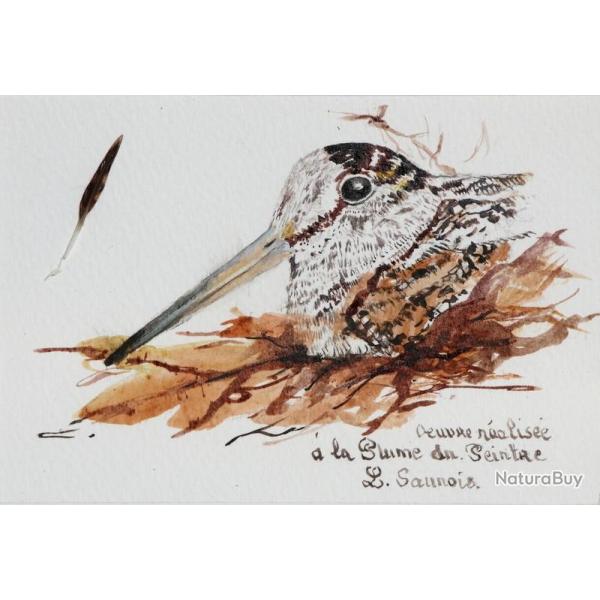 DESSIN � la PLUME DU PEINTRE : OEUVRE ORIGINALE encadr�e  #30