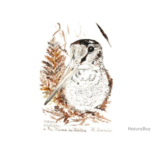 DESSIN � la PLUME DU PEINTRE : OEUVRE ORIGINALE encadr�e  #42