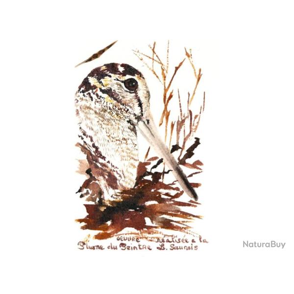 DESSIN � la PLUME DU PEINTRE : OEUVRE ORIGINALE encadr�e  #47