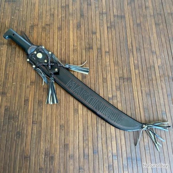 GRANDE Machette Imacasa no 152 " Corona el Salvador " + �tui cuir Cara�bes