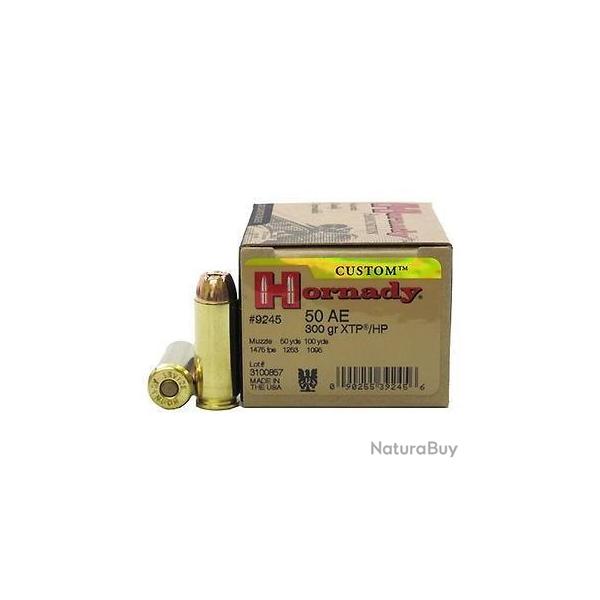 50 AE hornady custom 300gr XTP x100
