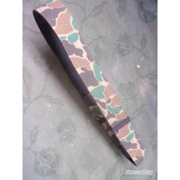 ceinture camouflage largeur  5 cm