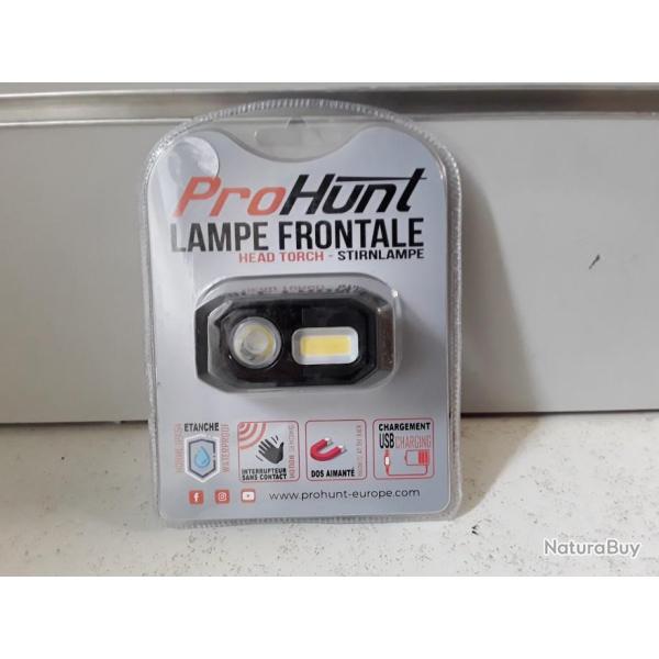 Lampe frontale Prohunt rechargeable