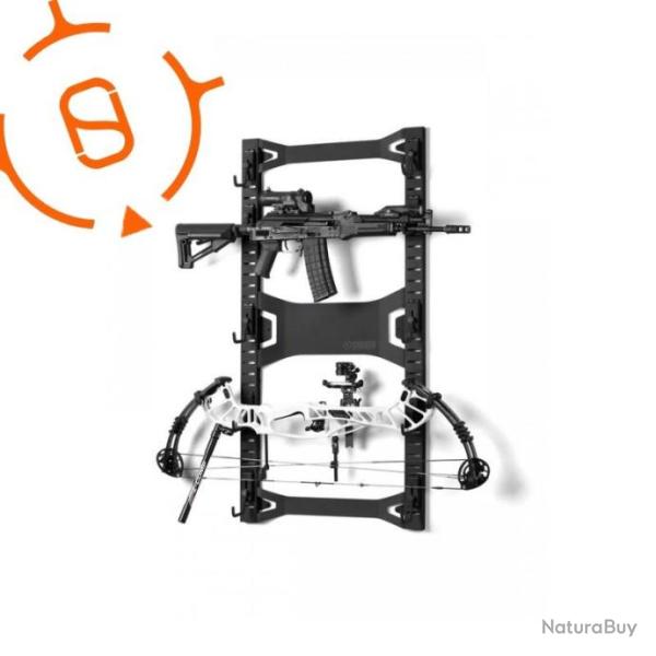 Support armes arc savior horizontal noir