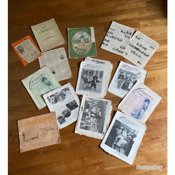 Revues Femina pub vintage