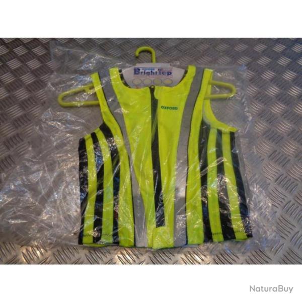 GILET JAUNE SECURITE OXFORD BRIGHTTOP ACTIVE TAILLE XS MOTARD MOTO CHASSE OF398 BIHR 25000398