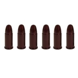 6 douilles amortisseur "Snap cap" cal. 38 S&W en aluminium - A-Zoom