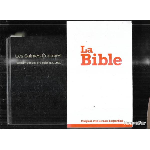 la bible  et les saintes �critures , religion ou antiquit�