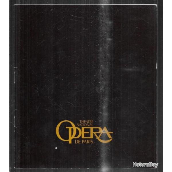 th�atre national de l'op�ra programme avril 1977 , die entfuhrung aus dem serail et autres