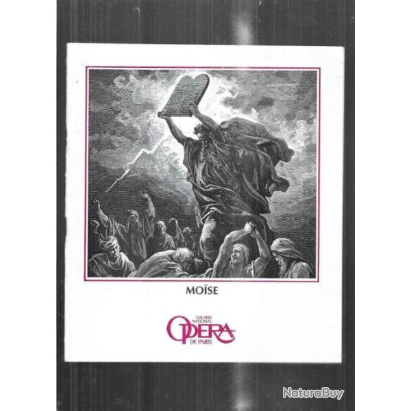 th�atre national de l'op�ra programme saison 83-84 moise  et autres