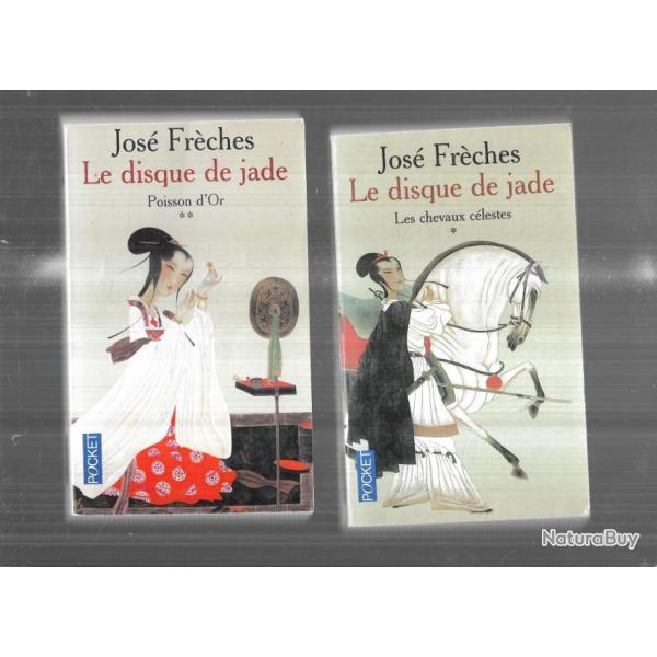 le disque de jade volume 1 , 2  et 3 de jos� fr�ches les chevaux c�lestes et poisson d'or pocket