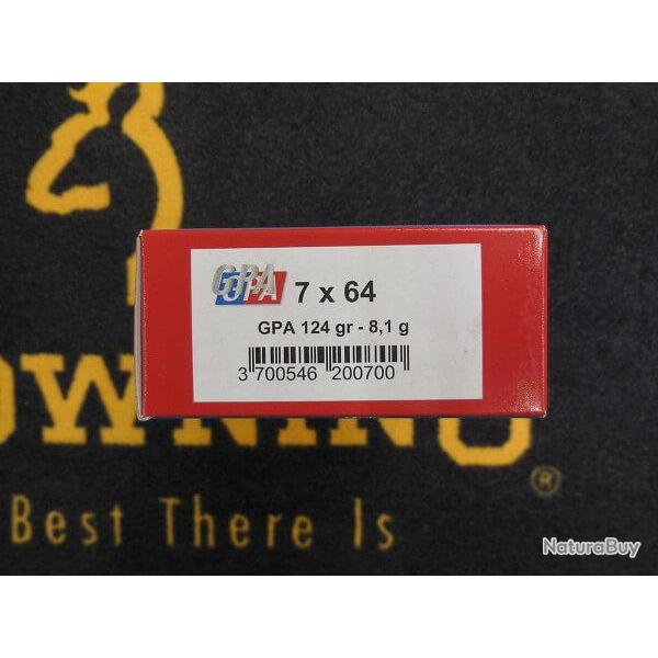 CARTOUCHES SOLOGNE GPA CAL. 7X64 150GR