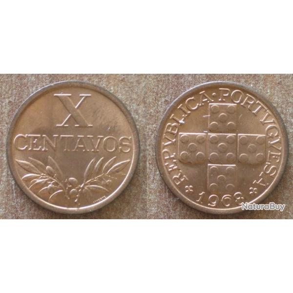 Portugal 10 Centavos 1968 Piece Europe Sud Centavo Escudos Escudo