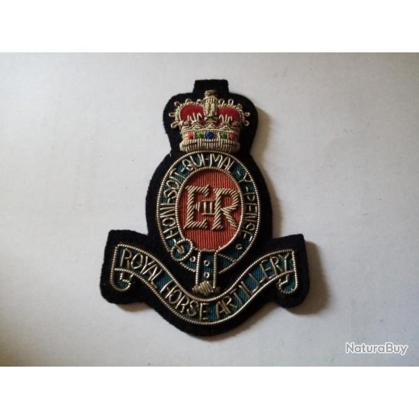 insigne de coiffe WW2 cannetille royal artillery