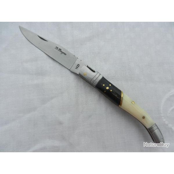 couteau de poche Le Bougna manche corne et os