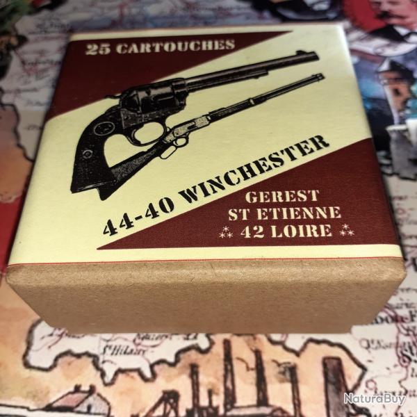 44 x 40 Winchester (G�rest Saint Etienne): Reproduction boite munitions (vide) GU 10864796
