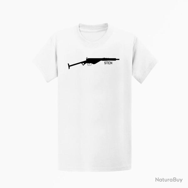 T-shirt Armes - Sten - Blanc