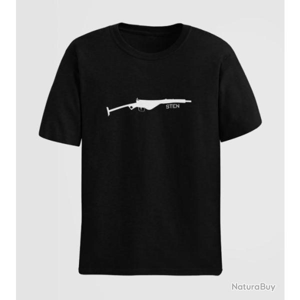 T shirt Armes STEN Noir