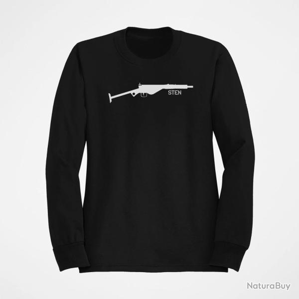 Sweat Armes Sten Noir