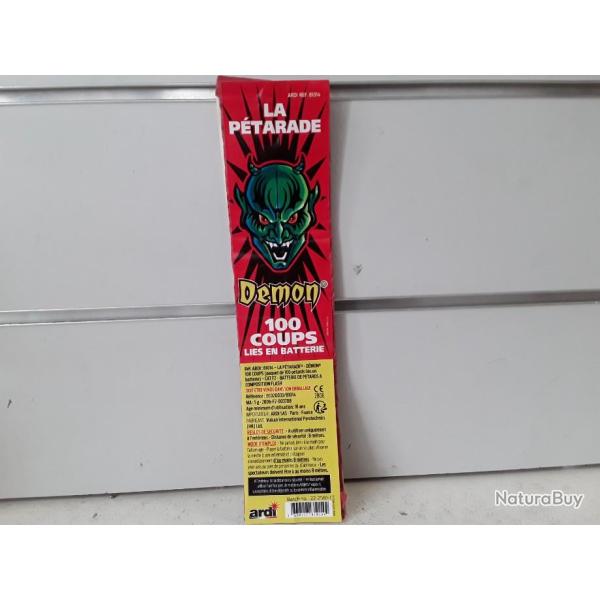 PETARDS MITRAILLETTE DEMON LA PETARADE X100 COUPS