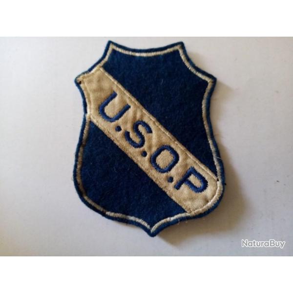 ancien cusson inconnu marqu USOP 10X7,5 cm