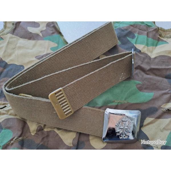 rare CEINTURON ARMEE ESPAGNOLE ( fin poque franquiste / Juan Carlos 1er 1970/ 1980 ) EJERCITO