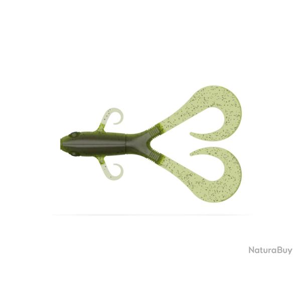 Leurre Souple Jaeger Mego 20cm 20cm Taupe Lime 44g