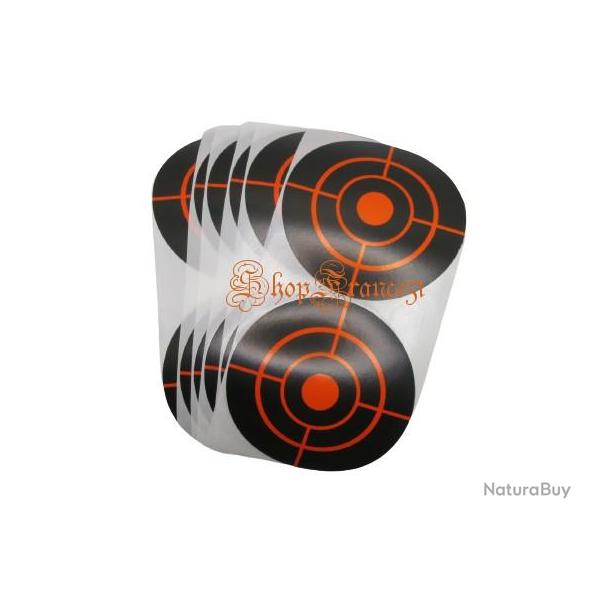 60 cibles a impact fluo REF9