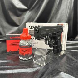 Pack pr&ecirc;t a tirer "PISTOLET GBB ISSC M22 4.5 CO2- BBS" + billes + Co2