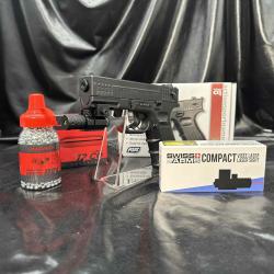 Pack LASER pr&ecirc;t a tirer "PISTOLET GBB ISSC M22 4.5 CO2- BBS" + billes + Co2