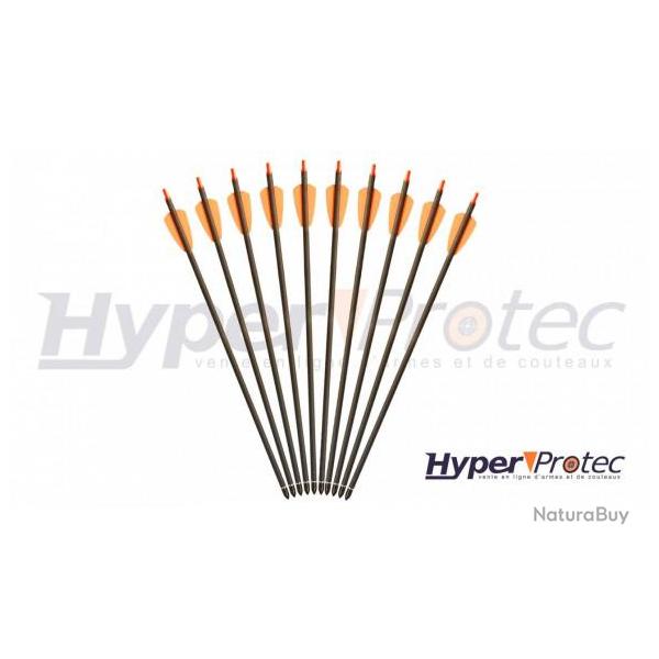 Lot de 10 Carreaux Carbone 15" Pour Arbal�te EK Corba