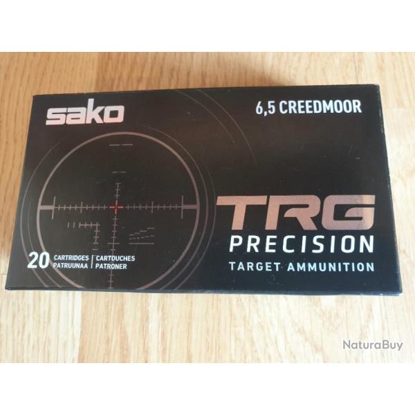 6.5 Creedmoor SAKO trg balles 136gr - boite 20