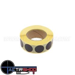 1000 pastilles autocollantes Noires 20mm Eeman Tech