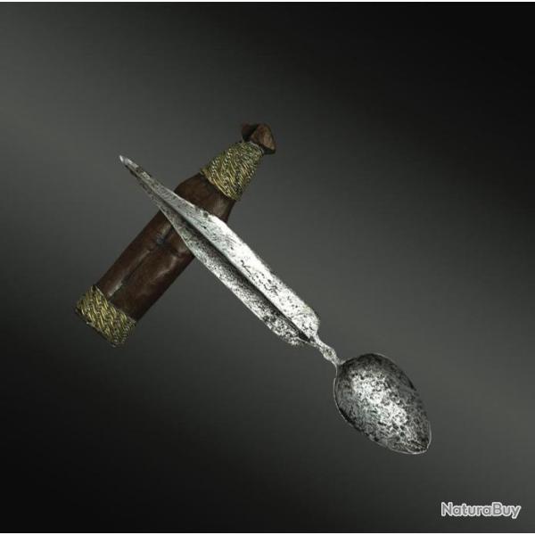 CUILL�RE et COUTEAU en fer - Culture Shona, Peuple Bantu, Zimbabwe