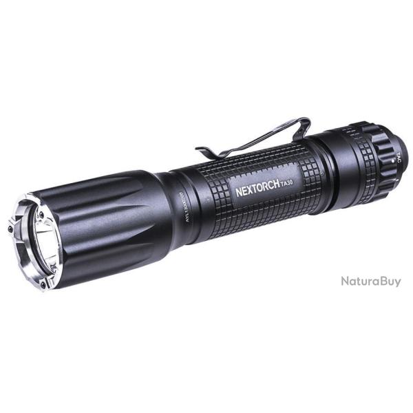 Lampe Torche Nextorch TA30 2019 noir 1300LM port�e 240M 18650 rechargeable
