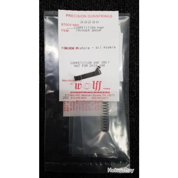 Kit ressort Competition pour Glock avec connecteur "-"