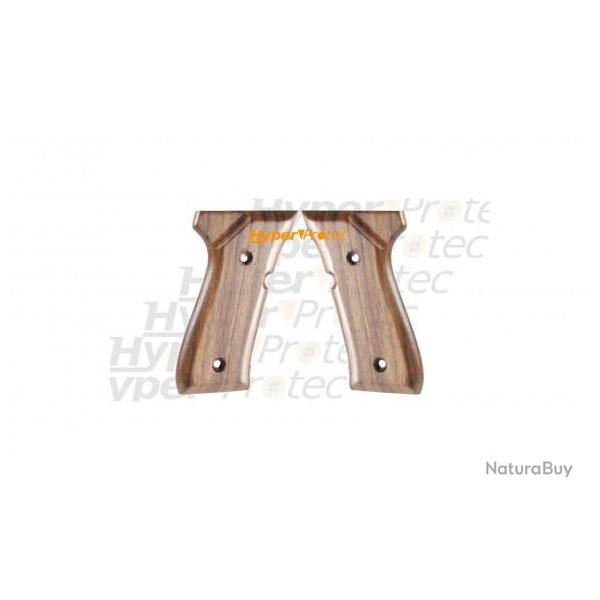 Plaquettes de crosse bois pour Beretta 92 alarme