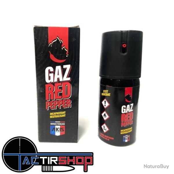 Bombe lacrymog�ne anti agression Gaz Red Pepper AKIS 50ml