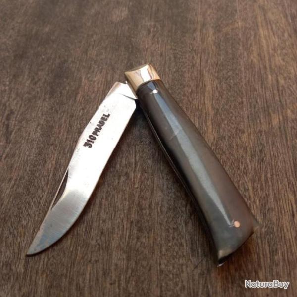 Ancien Couteau R�gional L ALPIN 310 PRADEL Manche en Corne