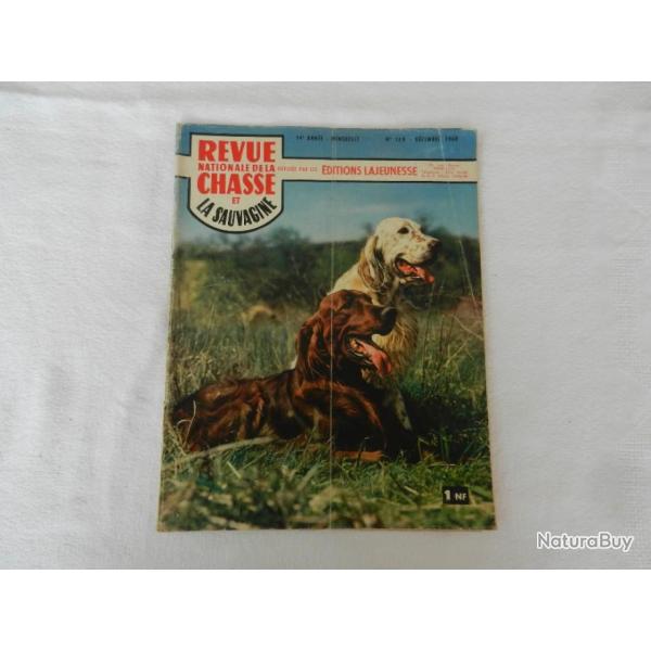 lot de 5 revues nationales de la chasse et la sauvagine - 1957 1960 1961