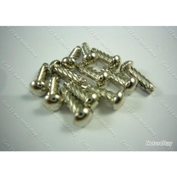 Rivets data plate acier Nickel�, radio, Signal Corps US WW2 Jeep Willys Ford Dodge Wc Gmc