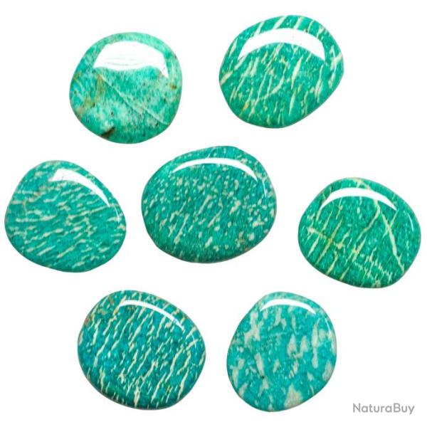 Galet plat amazonite de Russie - A l'unit�